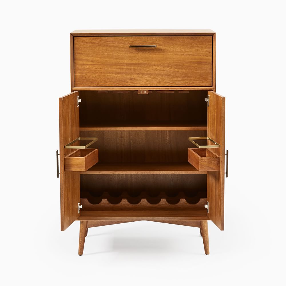 Mid Century Bar Cabinet Acorn thumbnail 6