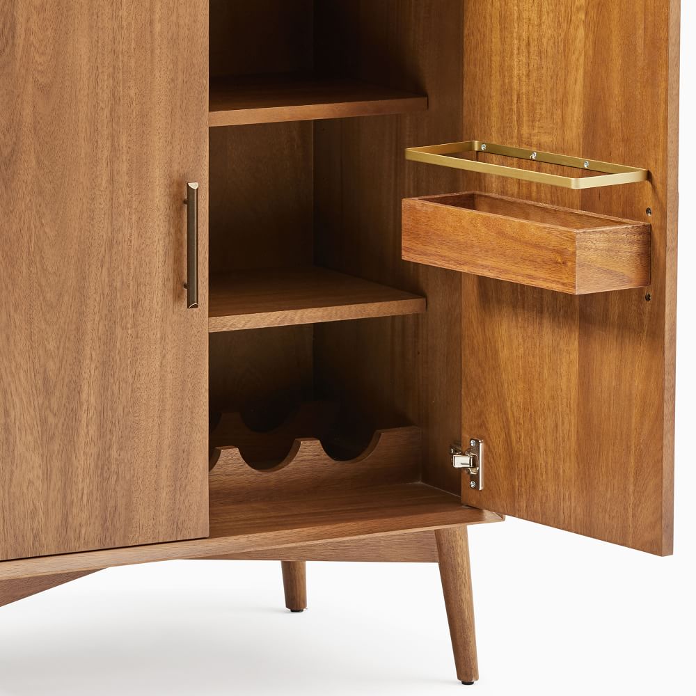 Mid Century Bar Cabinet Acorn thumbnail 7