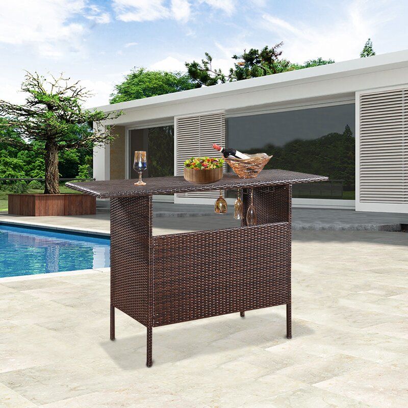 Rattan Home Bar thumbnail 2