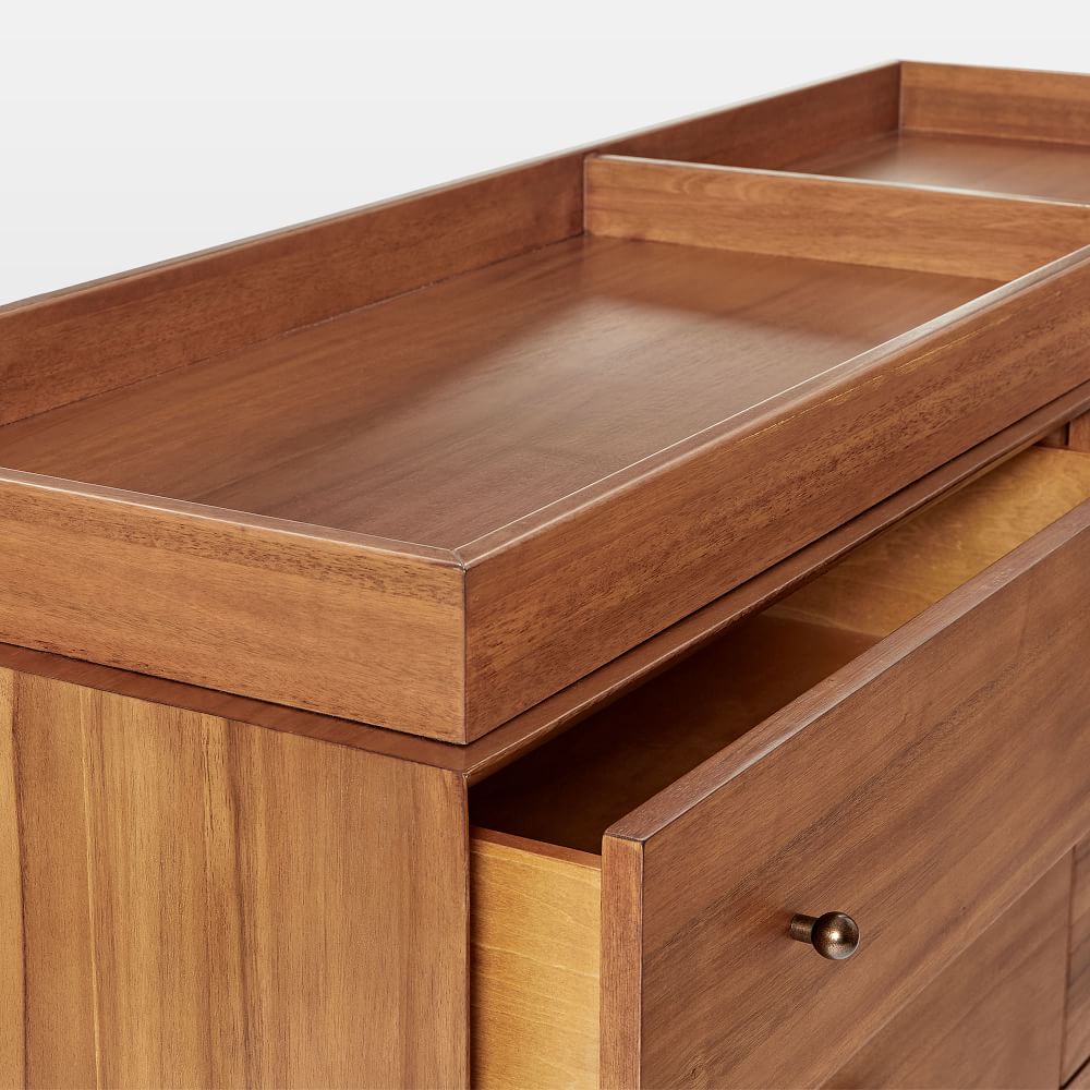 Mid Century 6 Drawer Changing Table thumbnail 4