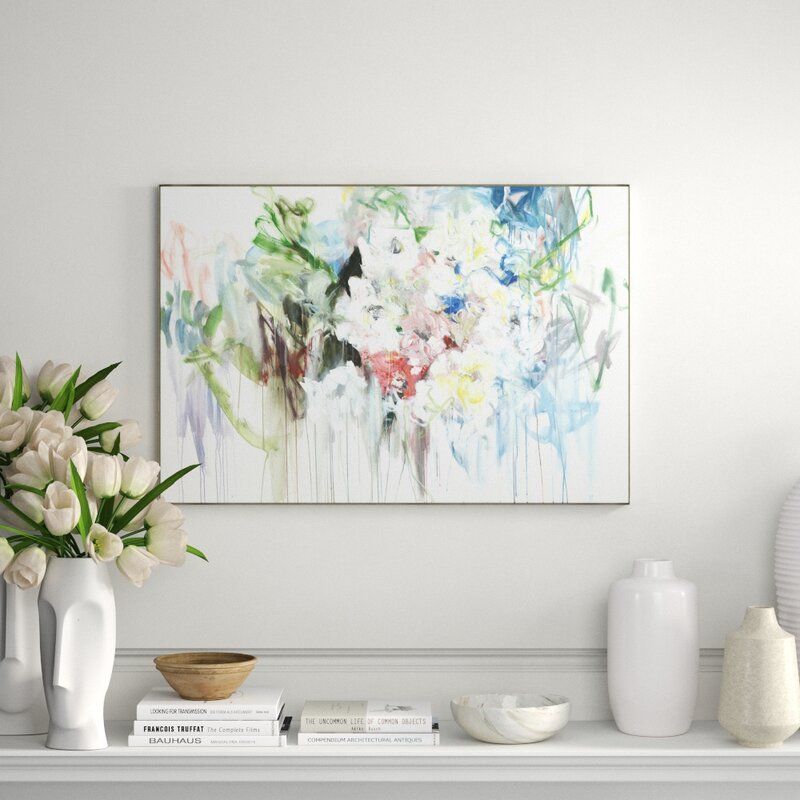 Waltz Of Flowers By Sara Brown With Frame 61.5"x41.5" thumbnail 2