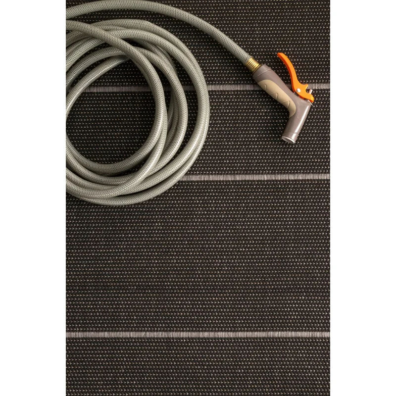 Randall Striped Indoor Outdoor Area Rug-2'x8' thumbnail 5