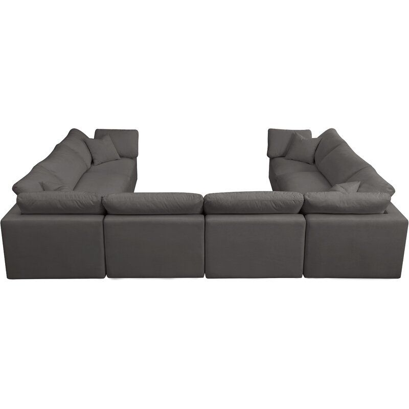 Atis Velvet Symmetrical Modular Corner Sectional thumbnail 3