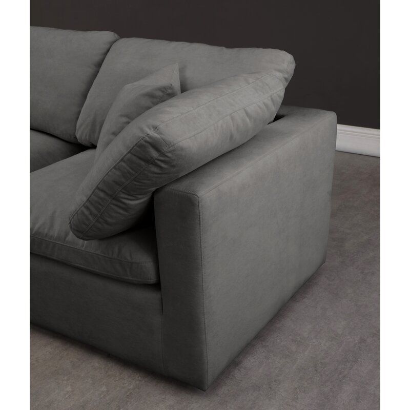 Atis Velvet Symmetrical Modular Corner Sectional thumbnail 4