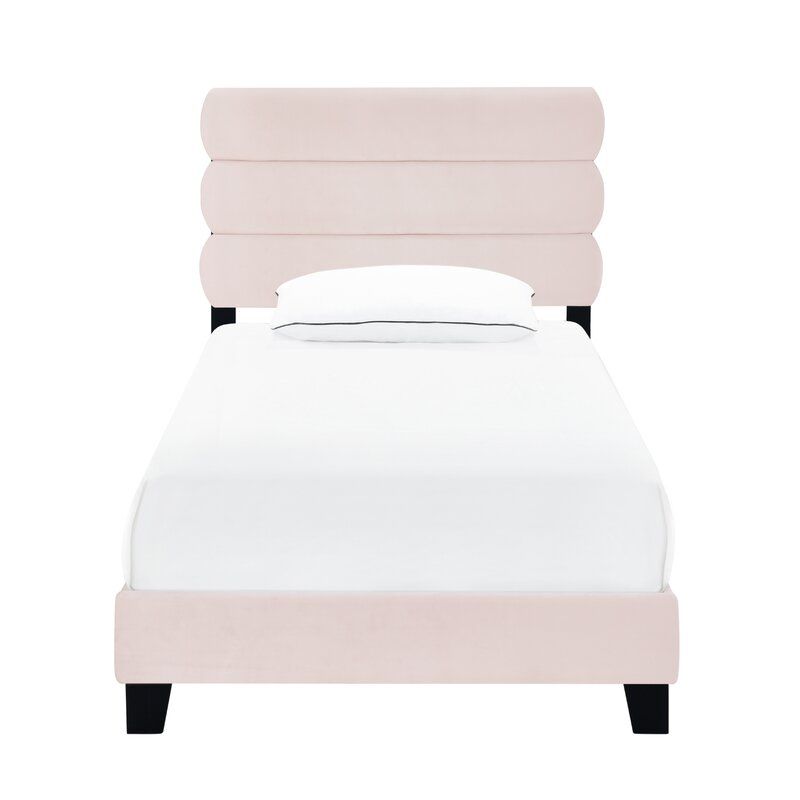 Ronald Upholstered Low Profile Standard Bed-Twin thumbnail 2