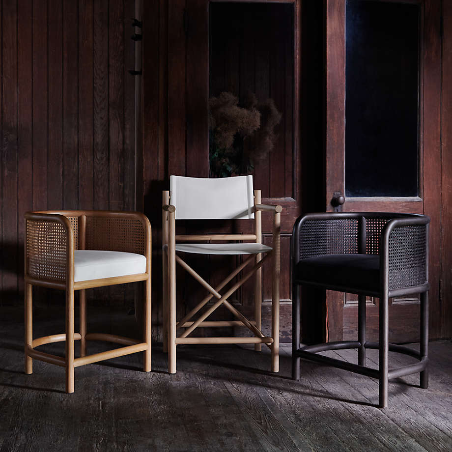 Fields Natural Cane Counter Stool by Leanne Ford thumbnail 2