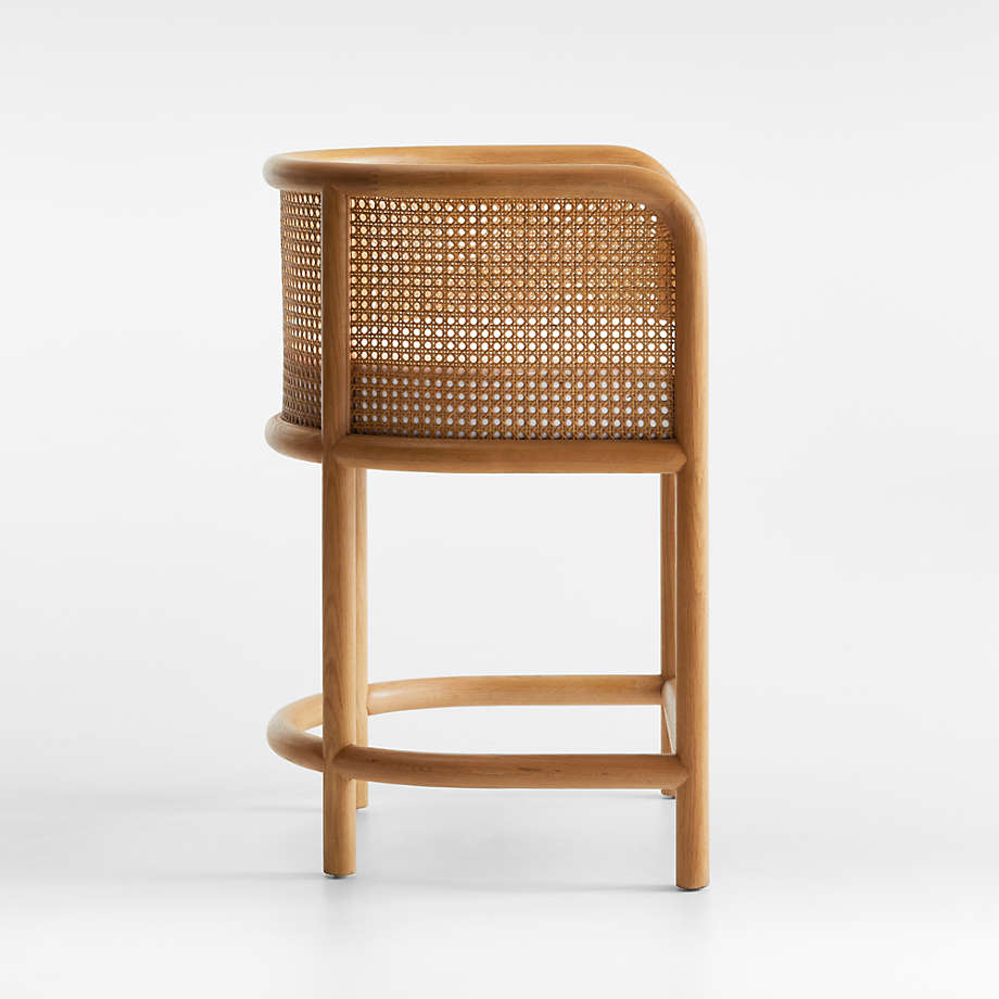 Fields Natural Cane Counter Stool by Leanne Ford thumbnail 4