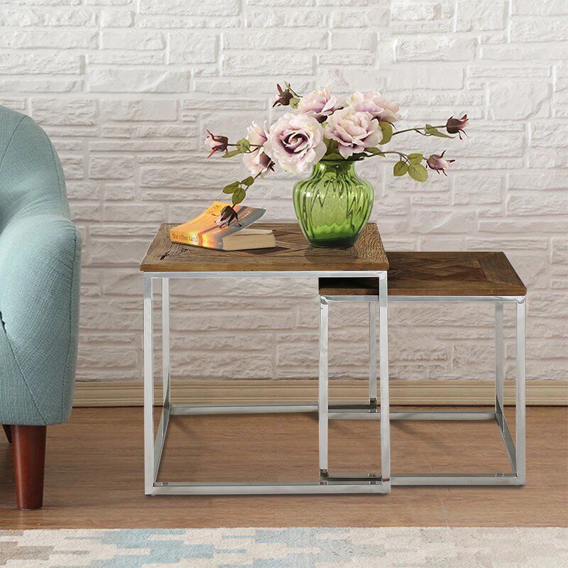 Ephratah Tall Sled Nesting Tables thumbnail 2