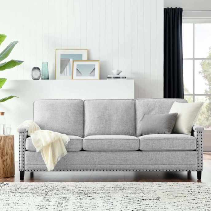 Shonta Upholstered Fabric Sofa thumbnail 2