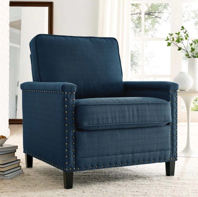 Shonta Upholstered Fabric Armchair thumbnail 2