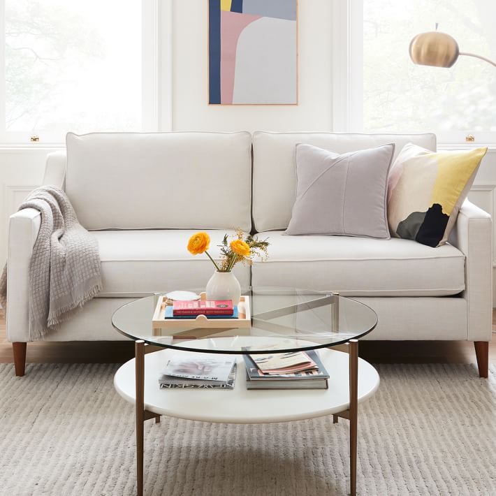 Mid Century Art Display Round Coffee Table thumbnail 2
