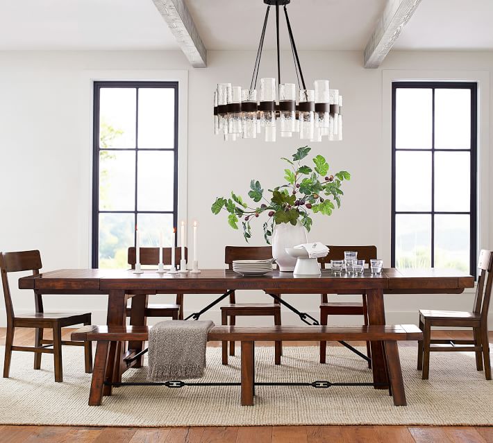 Benchwright Extendable Dining Table (60"-144") thumbnail 2