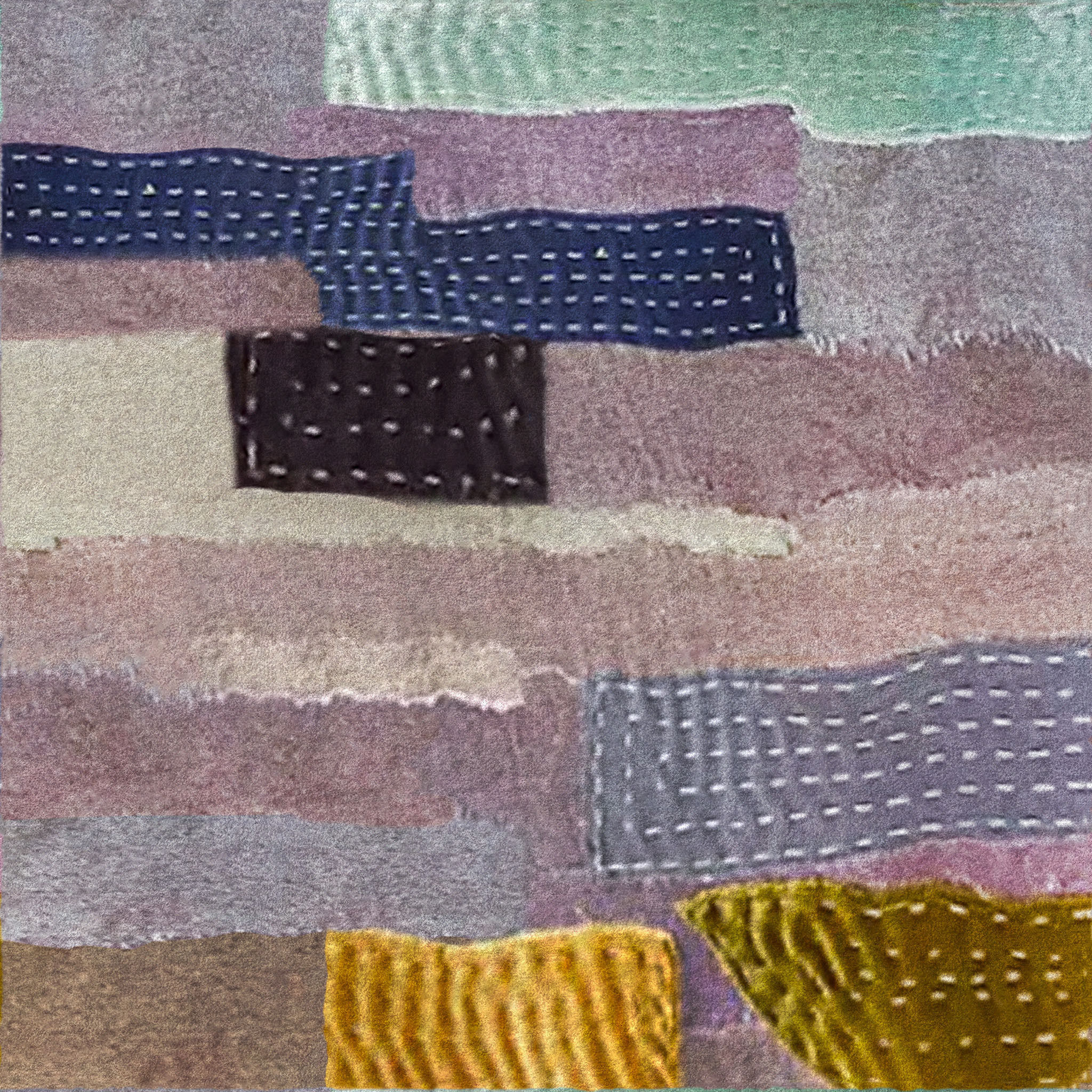 Vivie Patchwork Petite Accent Chair thumbnail 7