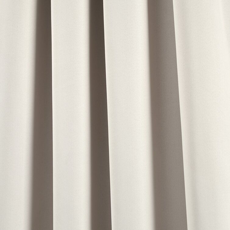 Exmouth Solid Color Blackout Rod Pocket Curtain Panels  (Set of 2) - 108" thumbnail 3