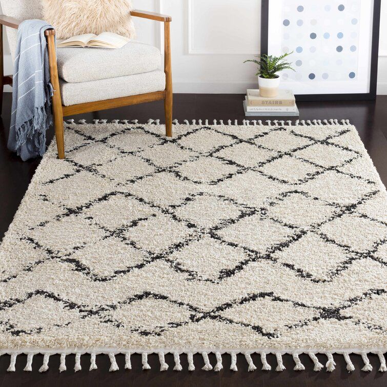 Adeife Moroccan Beige Area Rug 7'10"x10' thumbnail 2