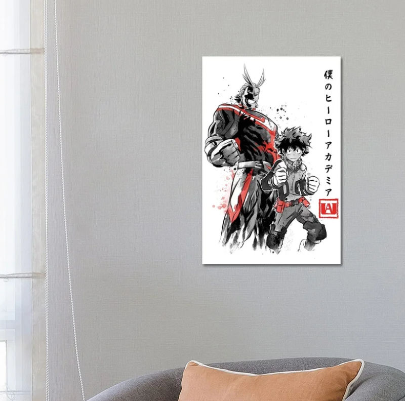 Hero Academia Sumi Canvas Graphic Art UnFrame-18"x26" thumbnail 2