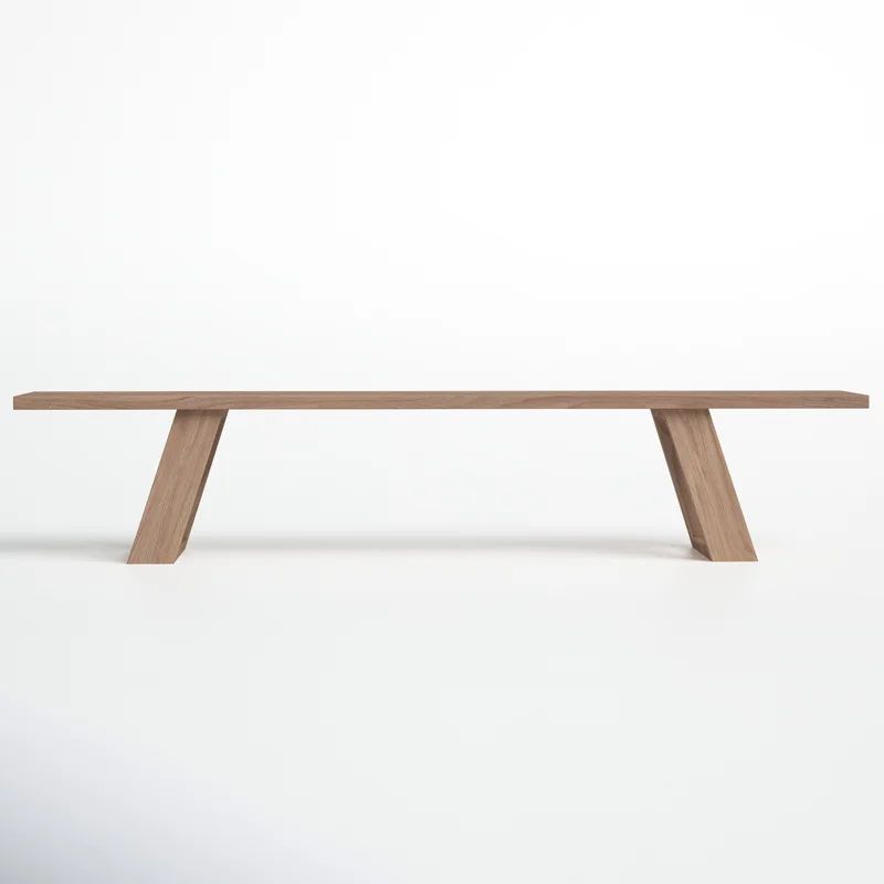 Mathias Solid Wood Bench thumbnail 2