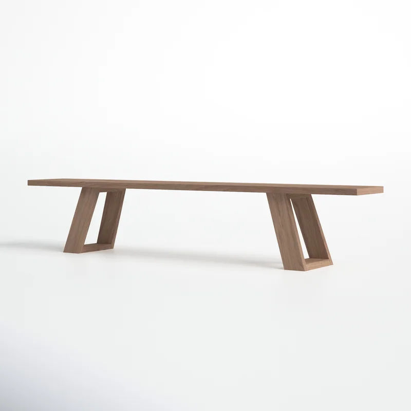 Mathias Solid Wood Bench thumbnail 5