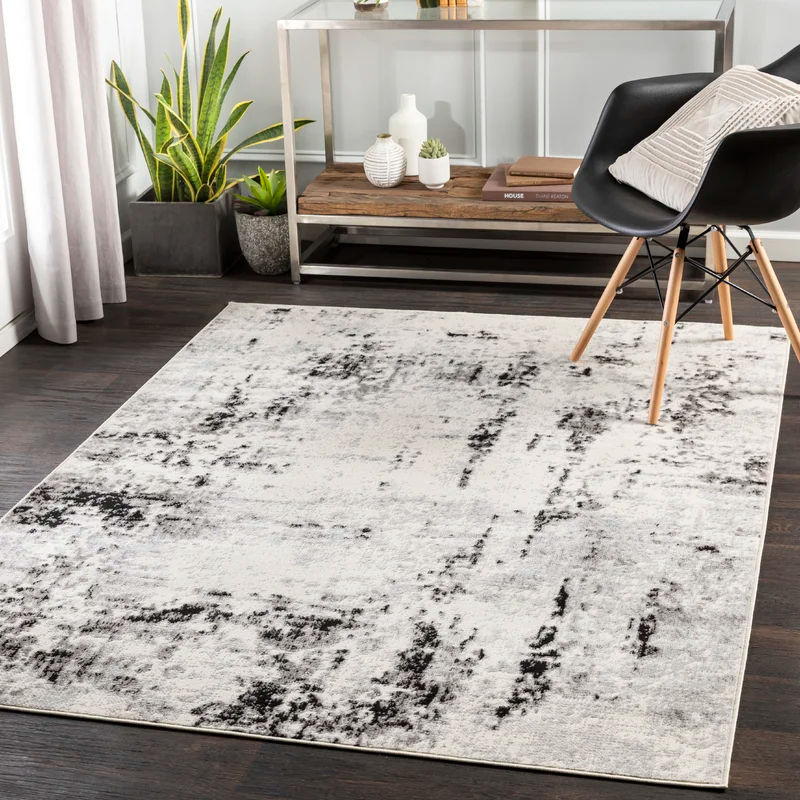 Hohman Machine Woven Gray Area Rug-7'10"x10 thumbnail 2