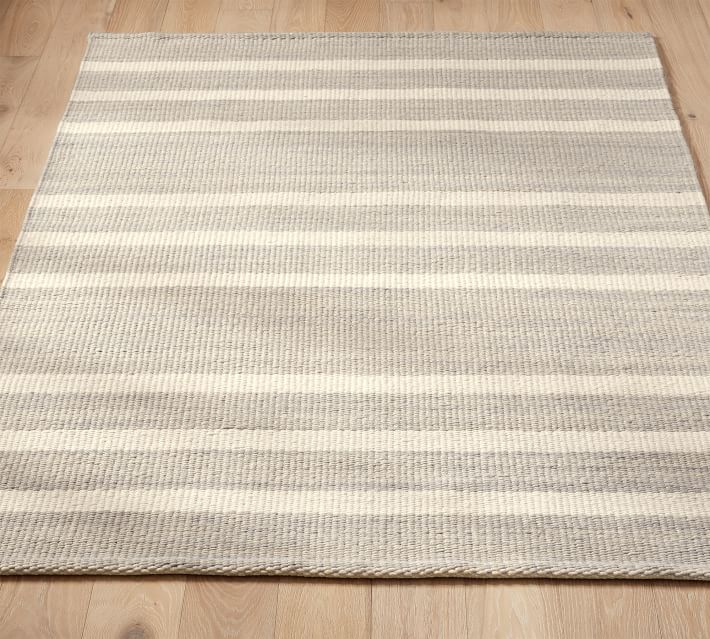 Danton Striped Performance Indoor Outdoor Rug-9'x12' thumbnail 4