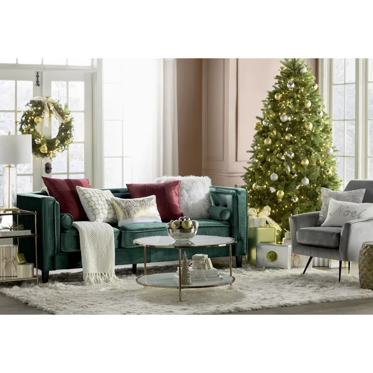 Arber Pleated Throw Pillow Cover With Insert-18"x18" thumbnail 2