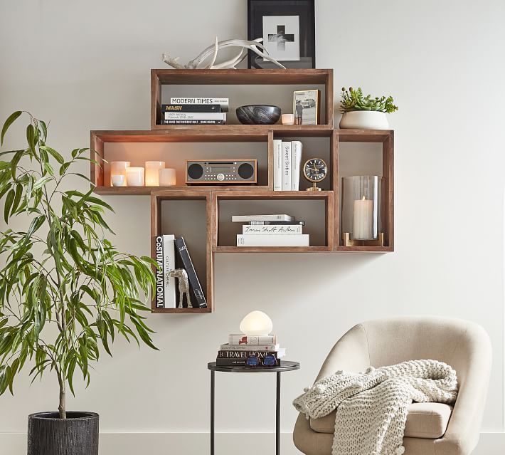 Reed Open Floating Shelves thumbnail 2