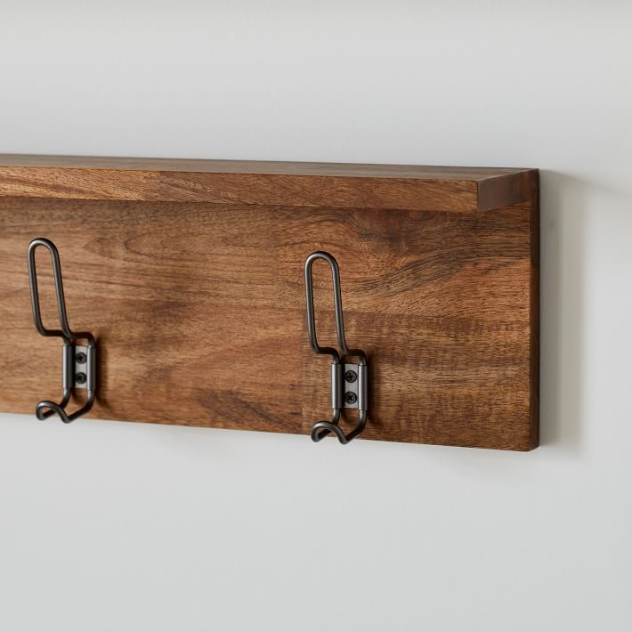 Industrial Wall Shelf Hooks thumbnail 2