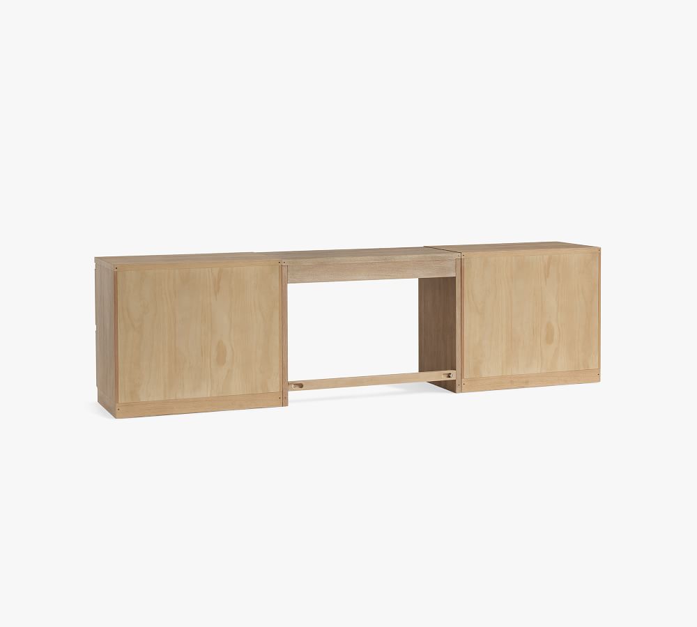 Pacific Desk with Bookcases Fog thumbnail 7