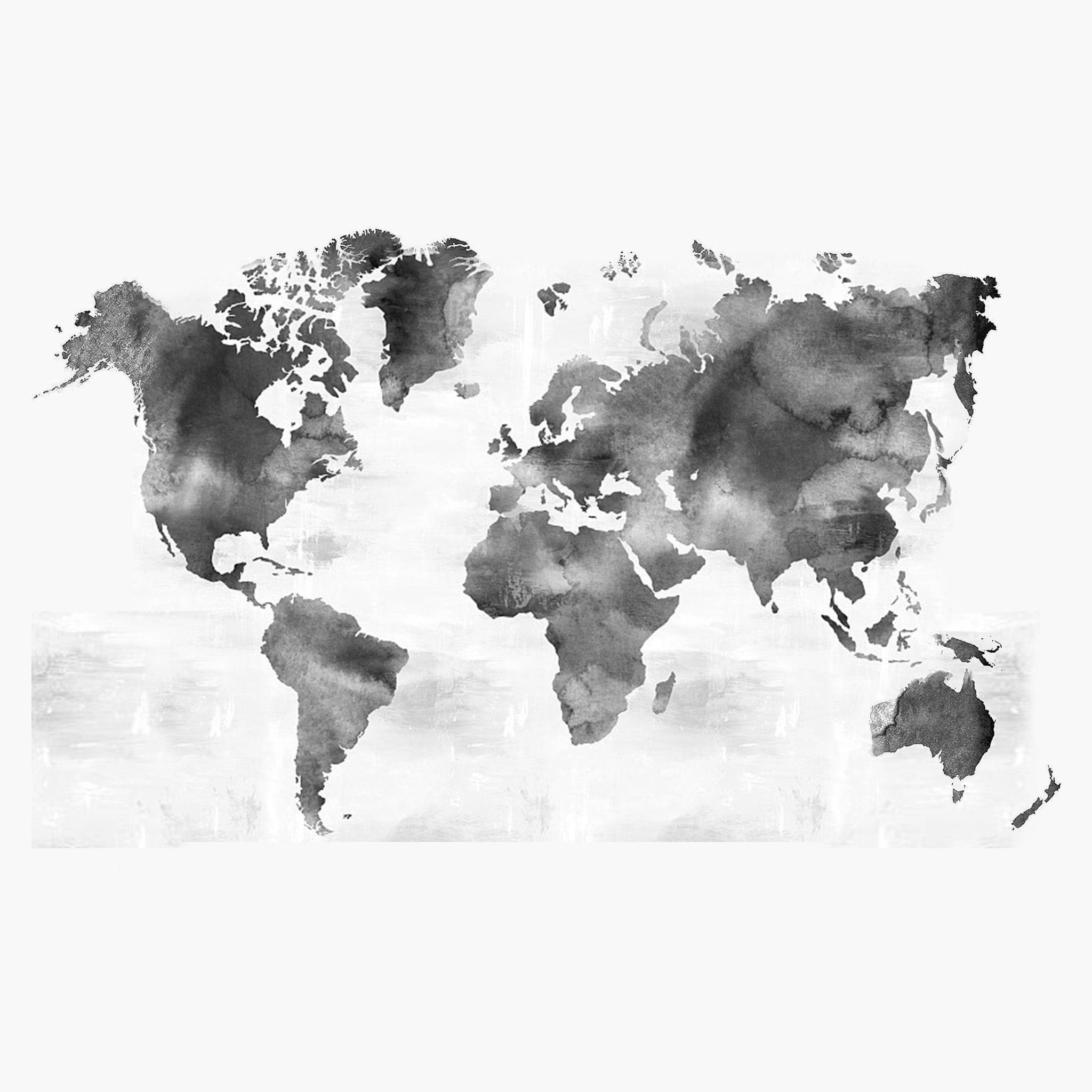 Painted World Map Peel And Stick Wallpaper-138"x108" thumbnail 2