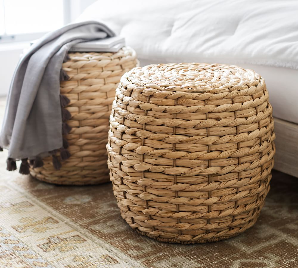 Mallorca Seagrass Drum Accent Stool thumbnail 2