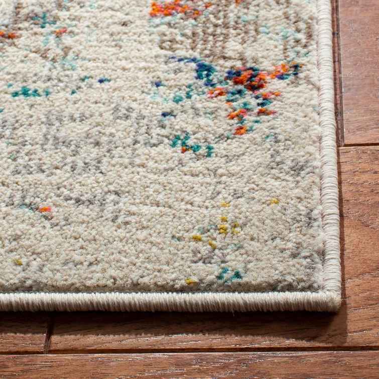 Felty Abstract Area Rug-9'x12' thumbnail 4