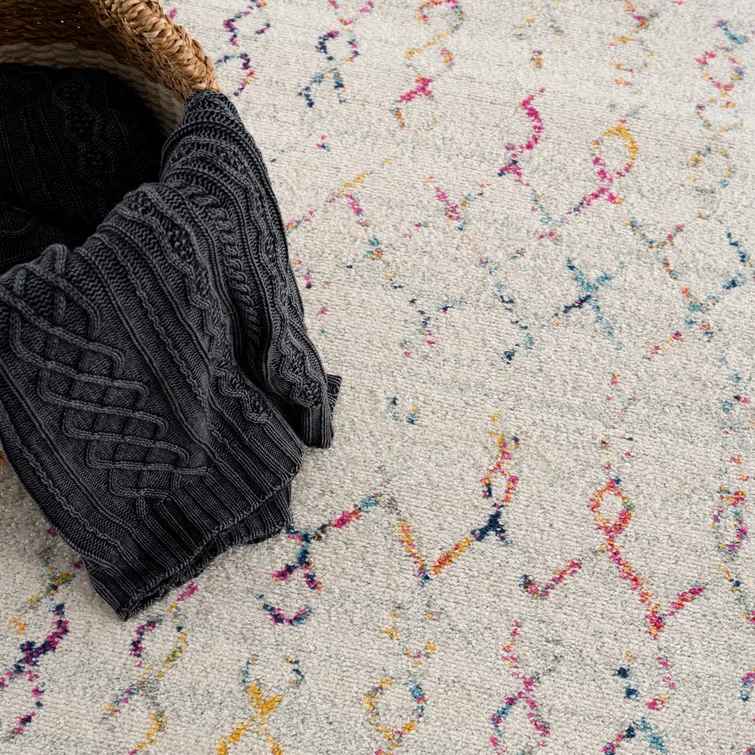 Punxsutawney Moroccan Ivory Area Rug-7'10"x10' thumbnail 4