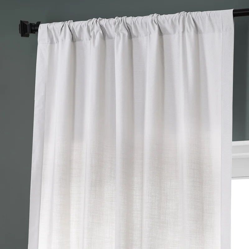 Richardson Cotton Rod Pocket Curtains-108"(Set of 2) thumbnail 2