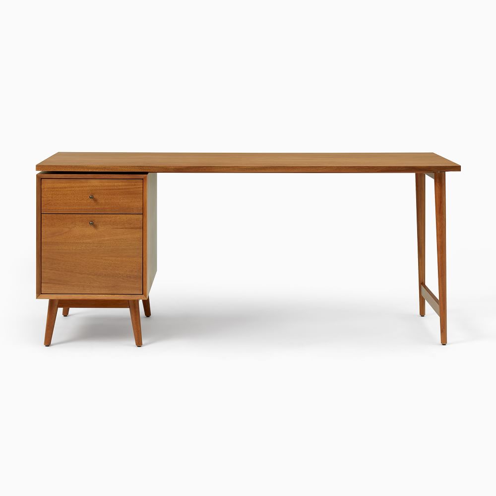 Mid Century Modular Desk File Cabinet thumbnail 3