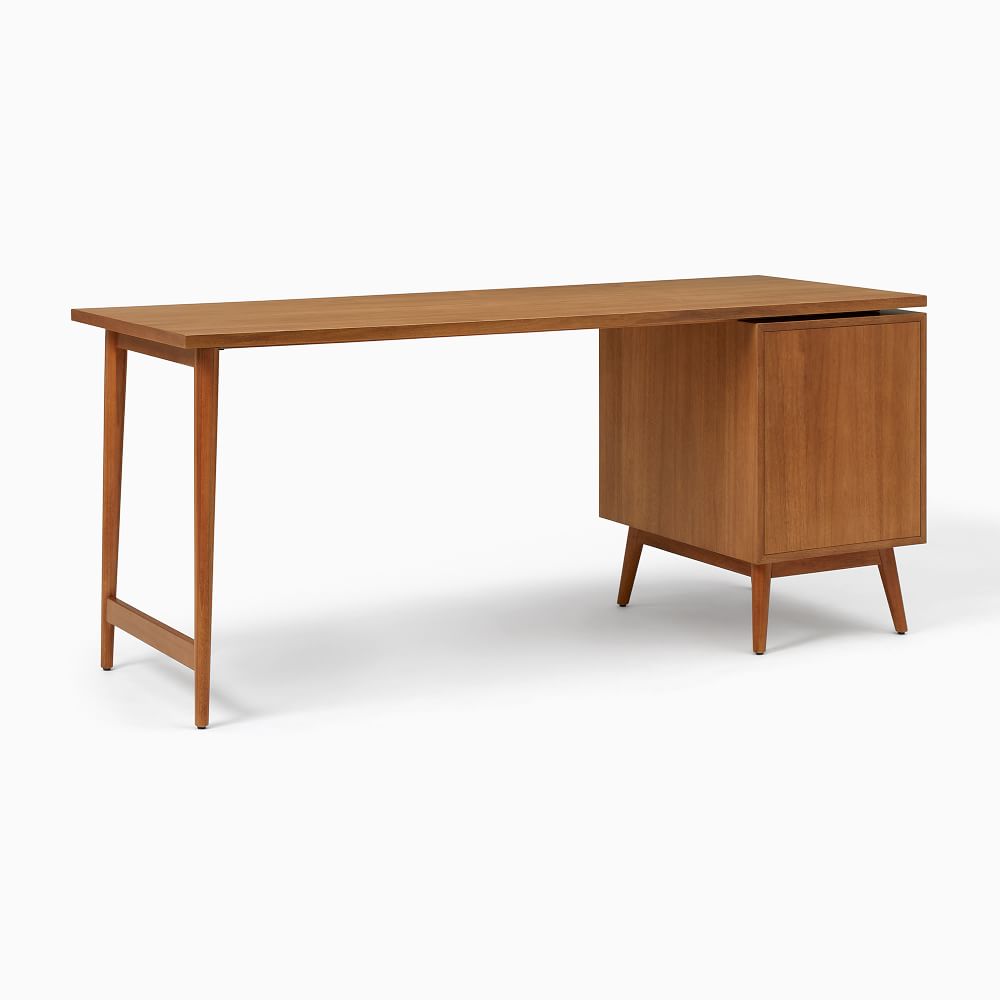 Mid Century Modular Desk File Cabinet thumbnail 4