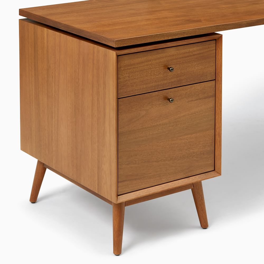 Mid Century Modular Desk File Cabinet thumbnail 6