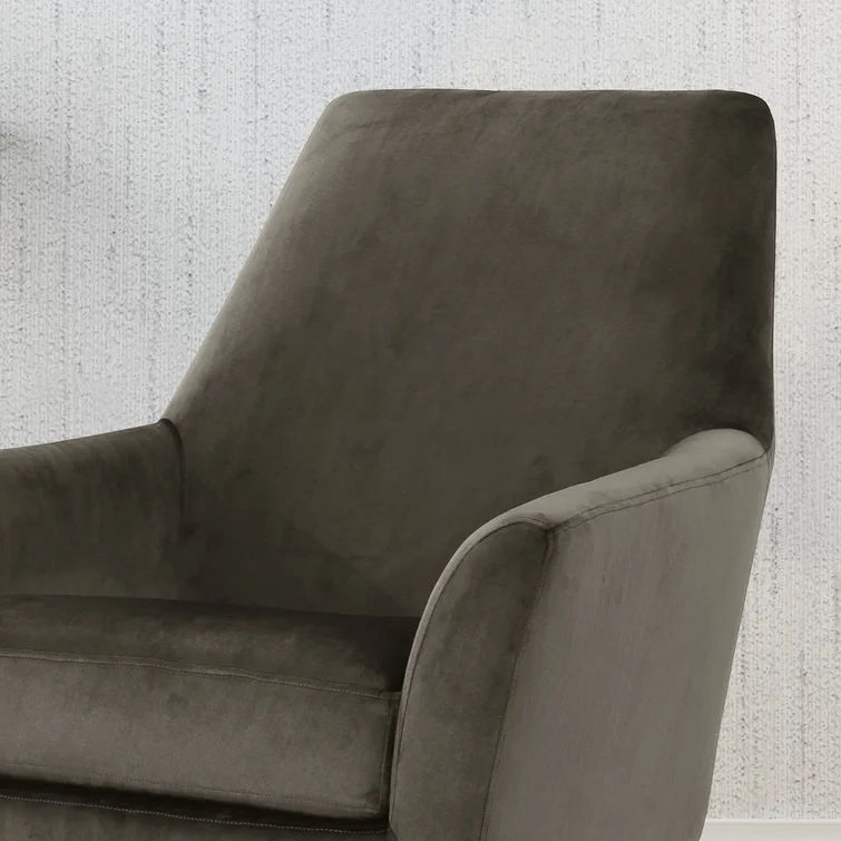 Burlin Velvet Swivel Armchair thumbnail 5