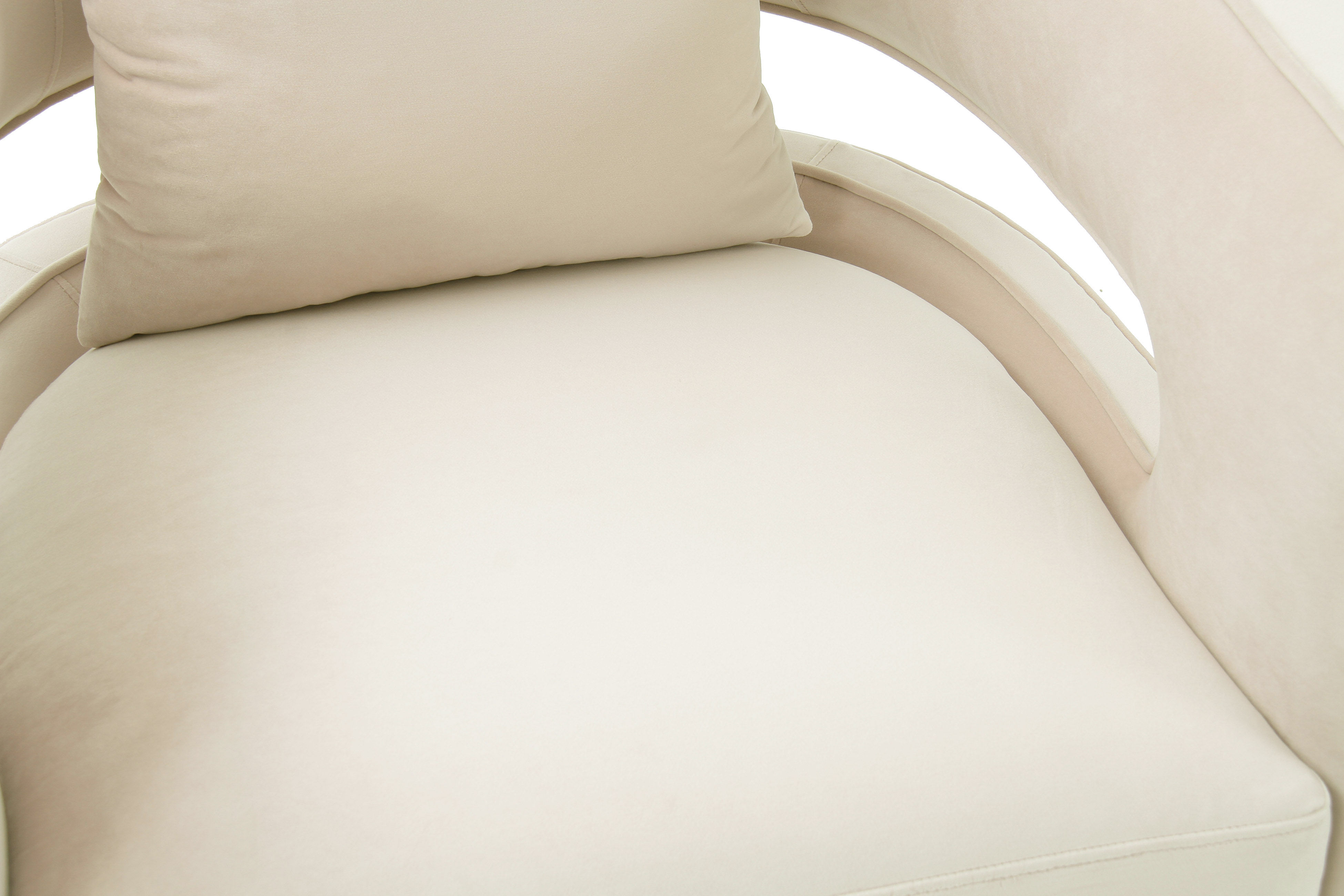 Hudson Cream Swivel Chair thumbnail 3