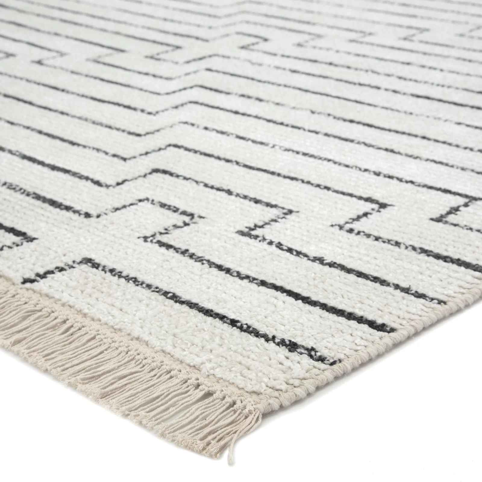 Rowan White Viscose Area Rug-9'x13' thumbnail 4