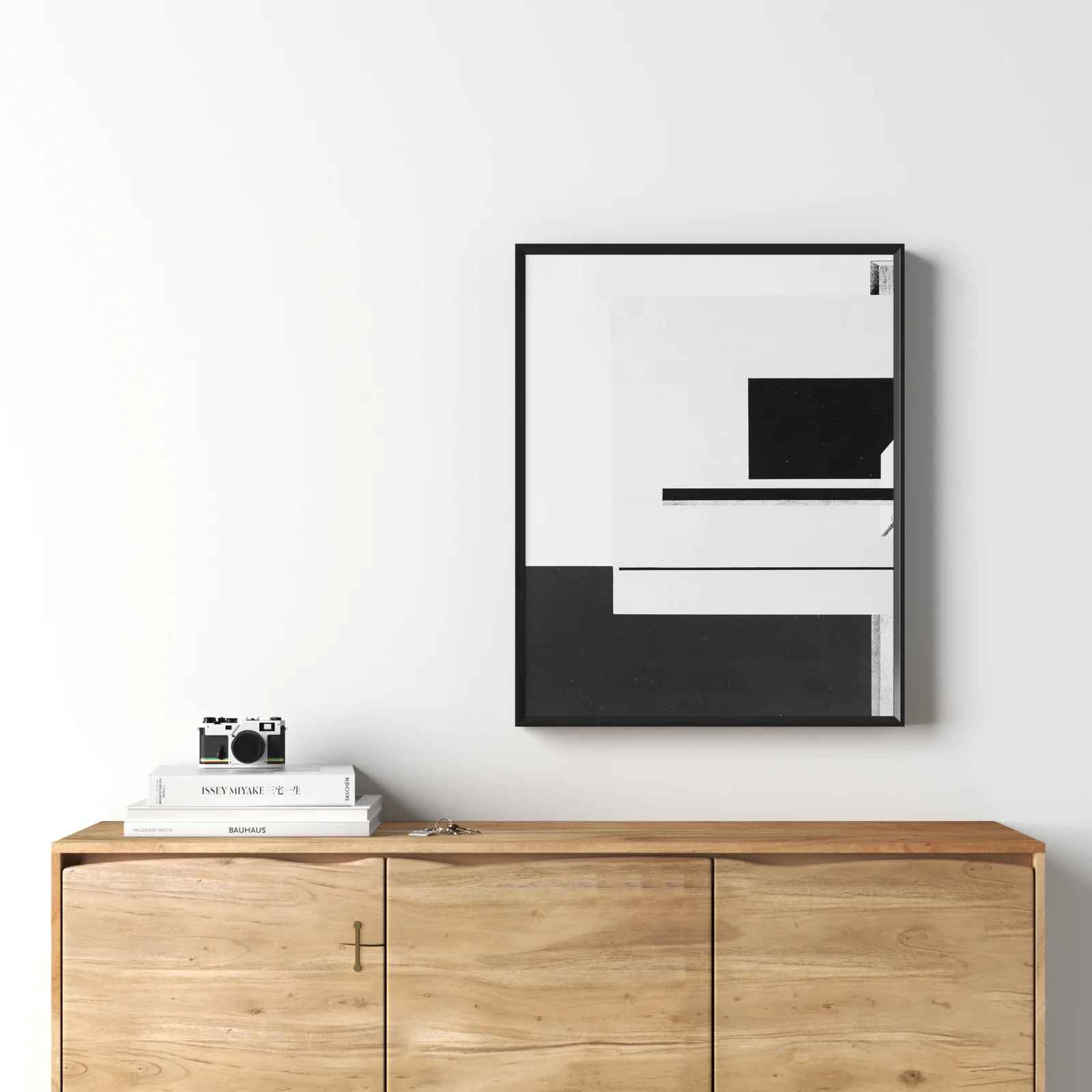 Geometric Study with Frame-31"x25" thumbnail 2