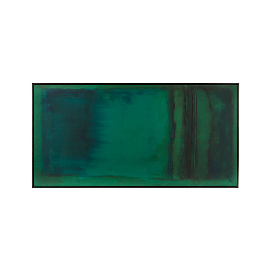 Emerald Print with Frame-38"x74" thumbnail 4