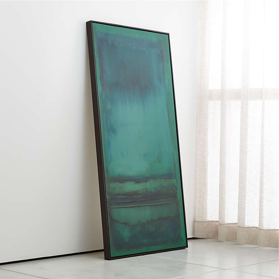 Emerald Print with Frame-38"x74" thumbnail 6