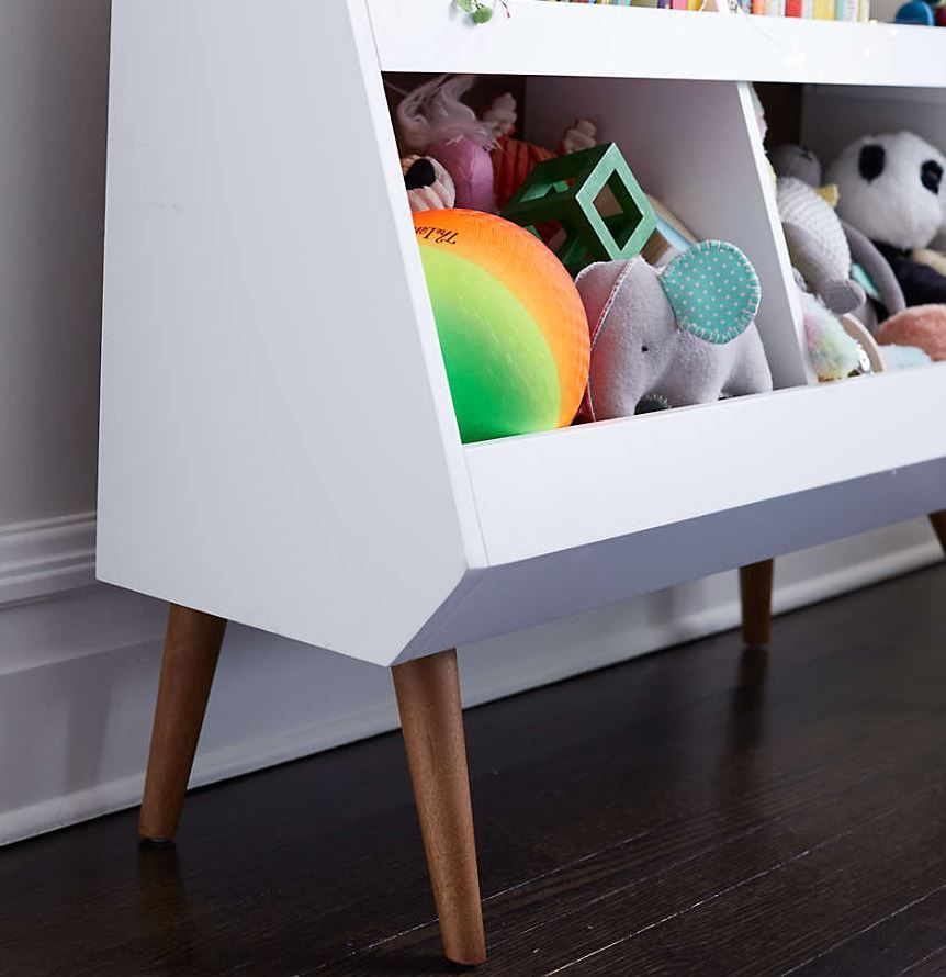 Walnut and White Mid Century Bookcase thumbnail 4