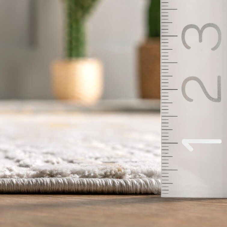 Nissen Gold/Ivory/Gray Area Rug 8'x10' thumbnail 6