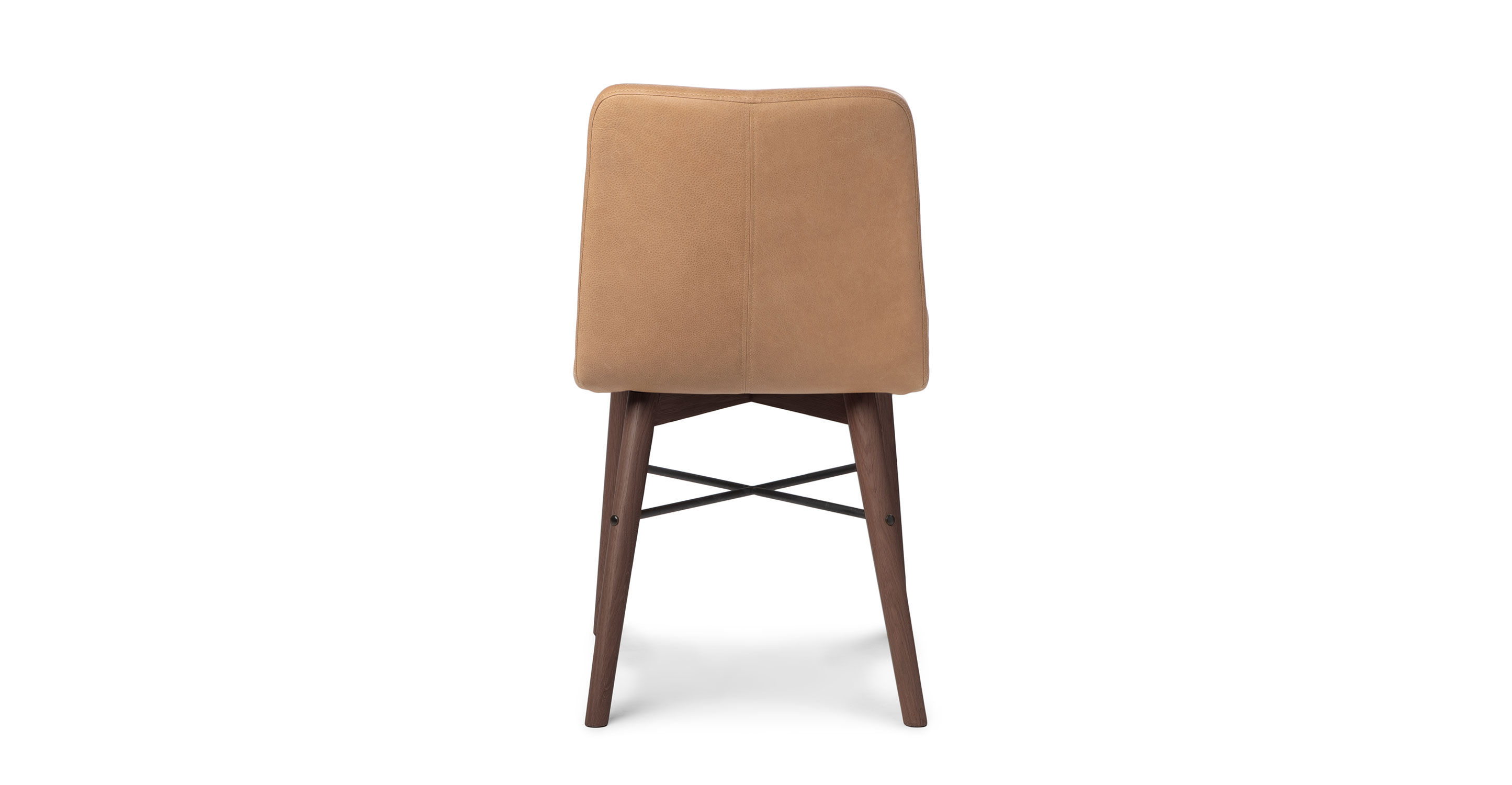 Kissa Canyon Tan Matte Walnut Dining Chair thumbnail 4