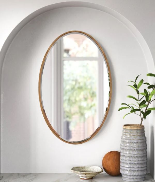 Russell Modern Contemporary Beveled Accent Mirror thumbnail 2