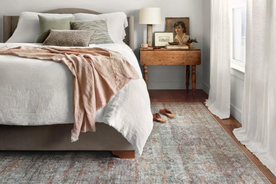 Jules Oriental Lagoon Brick Area Rug-9'6"x14' thumbnail 4