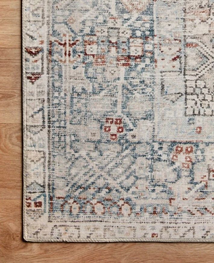 Jules Oriental Natural Ocean Area Rug-9'6"x14' thumbnail 5
