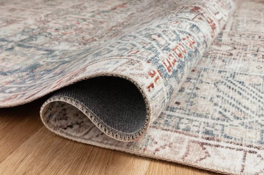 Jules Oriental Natural Ocean Area Rug-9'6"x14' thumbnail 6