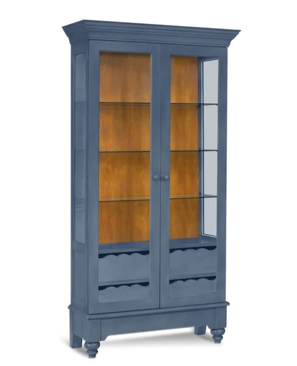 Kyles Wide Curio Cabinet with Lighting thumbnail 3